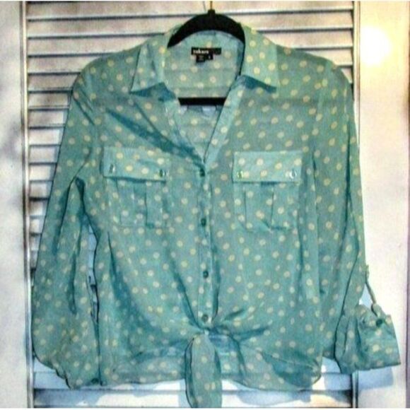 Takara Sm Tie Front Blouse - Picture 8 of 8